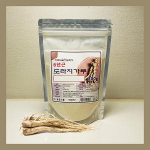 도라지가루 6년근 -목청식품  직접재배한 도라지