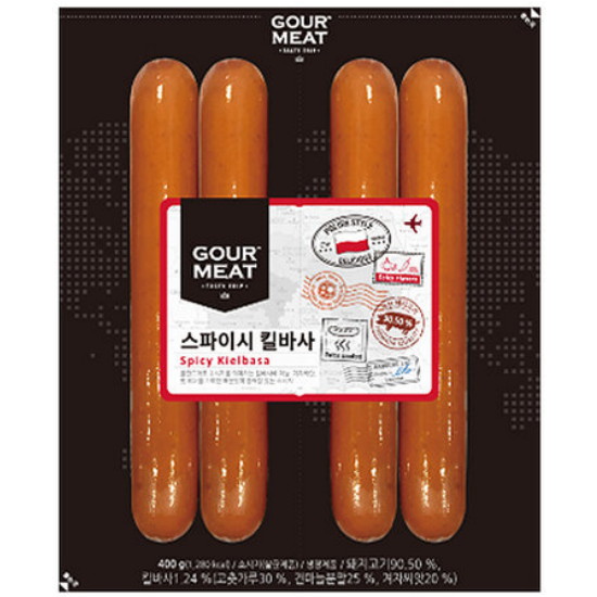 한성기업 고미트 스파이시 킬바사 400g이미지입니다. 누르면 해당 게시물로 새창이동합니다.