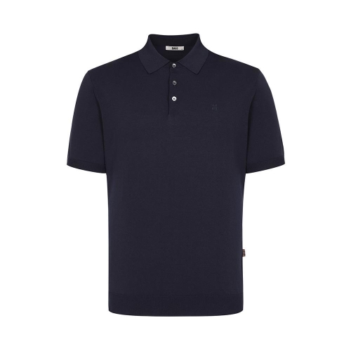 닥스 반팔 카라 니트_DKS1SWTS150 (N1, 네이비)_이미지