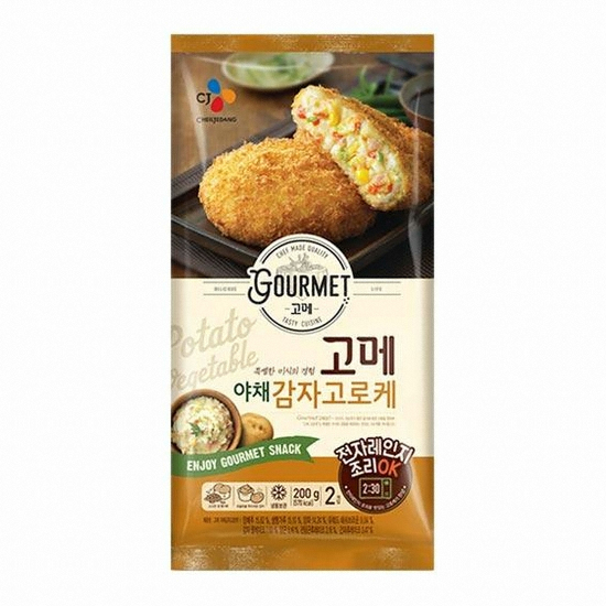 CJ제일제당 고메 야채감자 고로케 200g (2개)