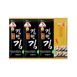 완도물산 새우표 완도 구운김밥김 22g (3개)_이미지
