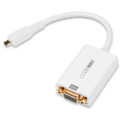 코드웨이 Micro HDMI to VGA 컨버터