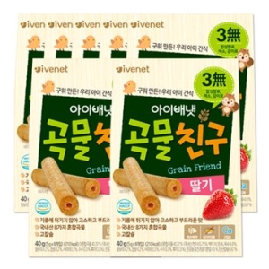 아이배냇 곡물친구 딸기 40g (7개)