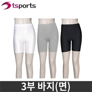 3부바지 면  속반바지 에어로빅복 줌바댄스복 헬스복 홈_이미지