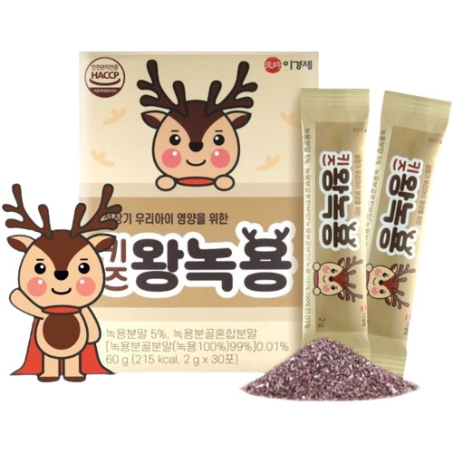 래오이경제 키즈왕녹용 2g 30포 (1개)_이미지