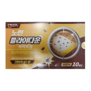 대길산업 노런 플라이다운 파리트랩 파리잡이끈끈이 10매입