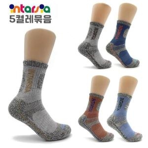 셀러허브 남성 배색 스포츠 등산양말 랜덤 5켤레 USY-2060-5 S11536486_이미지