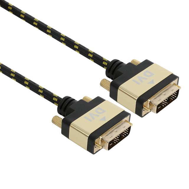 리버네트워크 NEXI 파인골드 DVI-D 싱글링크 케이블 (NX991, 2m)_이미지
