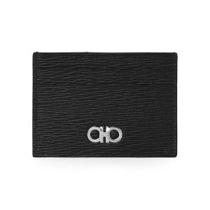 페라가모 더블 간치니 카드지갑_66 A387 NERO 0704957_이미지