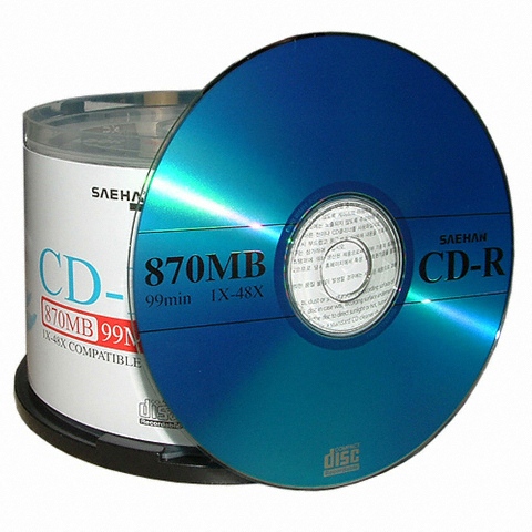새한 CD-R 870MB 48x 케익 50장