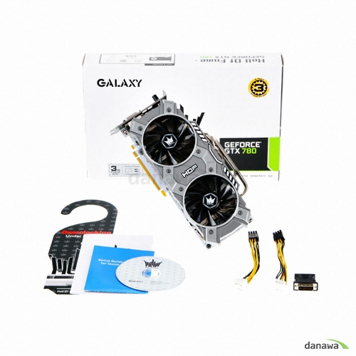 갤럭시 지포스 GTX780 Ti Hall Of Fame V2 D5 3GB_이미지