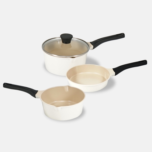 포시즌 항균99.9% 미니멀라이프 인덕션 1인가구 IH 쿡웨어 3종 18cm 냄비2종+프라이팬