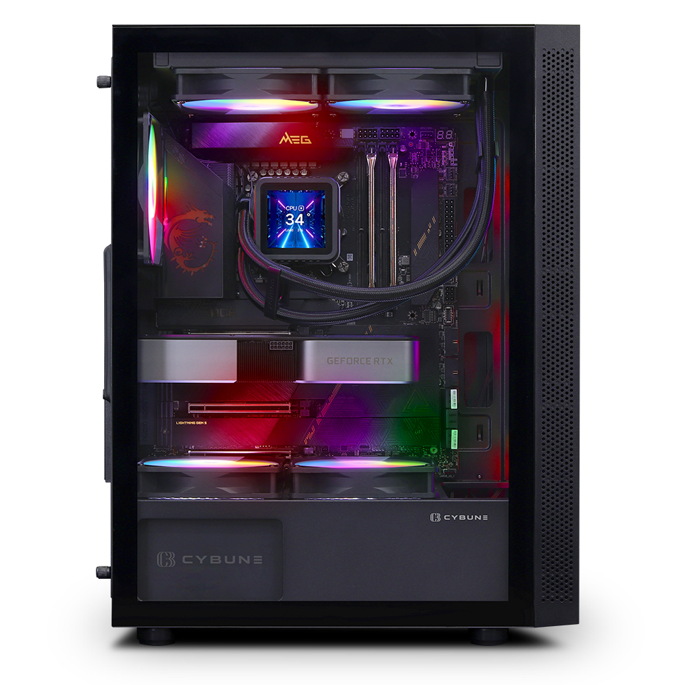 싸이번 SD600 도미닉 RGB (블랙)_이미지