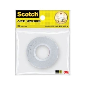 3M 스카치 138 양면 테이프 리필 12mm x 10m (20개)_이미지