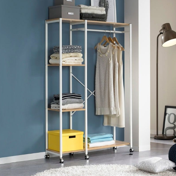 리빙위즈 르네 이동식 선반형 행거_이미지