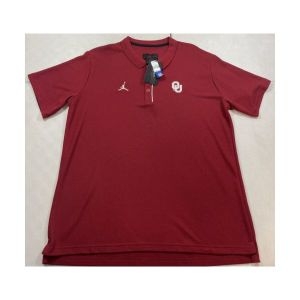  나이키 Jordan 에어 조던 오클라호마 수너스 루즈핏 폴로 축구 셔츠 남성 라지 192501847465