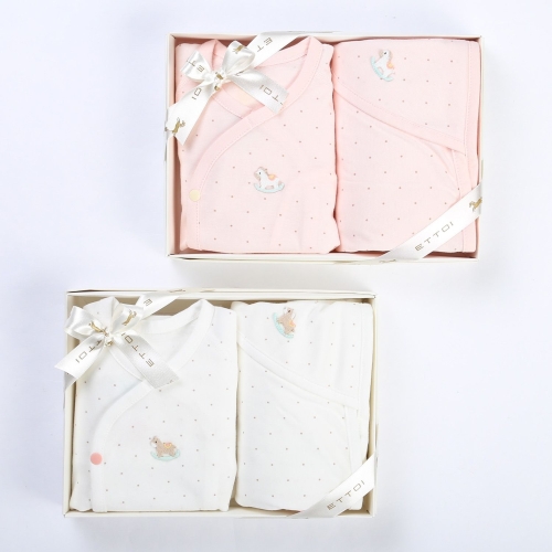 에뜨와 2종1택토드배내저고리속싸보SET 07R1170 /출산,신생아축하선물,쌍둥이,속싸개_이미지