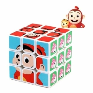 코코몽 아이큐 큐브 3X3 퍼즐놀이 큐브완구 두뇌개발 W4AAFF9_이미지