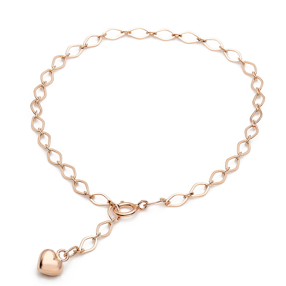 도로시 14K 마름모 오벌하트 팔찌 2type_A