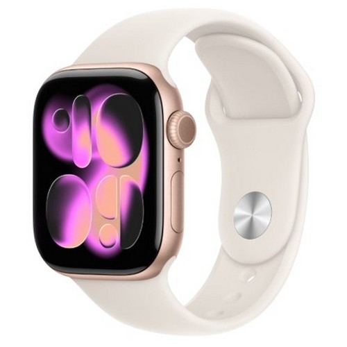APPLE 워치 시리즈11 42mm Cellular 로즈골드 알루미늄 (스포츠밴드)