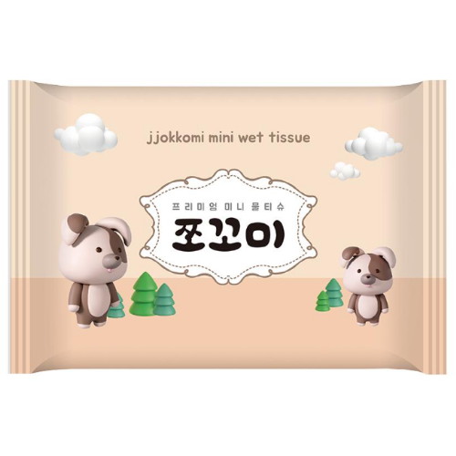  쪼꼬미 미니 물티슈 리필형 8매 [30팩]