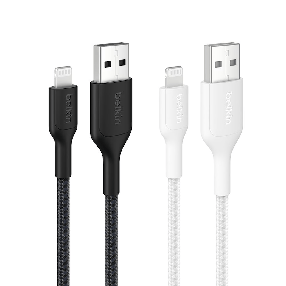 벨킨 USB-A to 라이트닝 브레이디드 케이블 CAA020fq [0.15m]