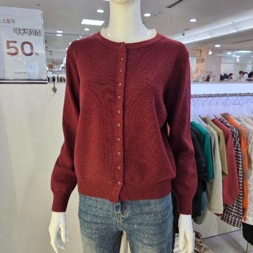 셀러허브 더스토아 DP01 목 레이스 가디건 T25fcha25g005