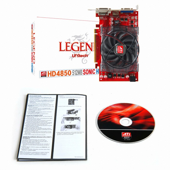 유니텍전자 LEGEND 라데온 HD 4850 HDMI 512MB_이미지