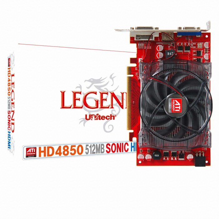 유니텍전자 LEGEND 라데온 HD 4850 HDMI 512MB_이미지