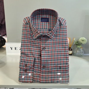 패션그룹형지 예작 미니체크 일반셔츠 YJ3FUA550-GR_BP