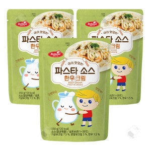  베베스트 아이 맛있는 파스타 소스 한우크림 150g [3개]