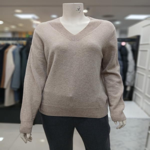 엠씨 셀러허브 세이브존04 100%브이넥 롱 니트 c44k121_이미지