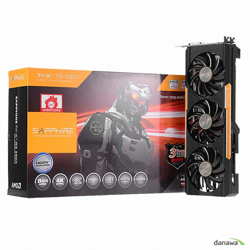 SAPPHIRE 라데온 R9 390X OC D5 8GB Tri-X_이미지