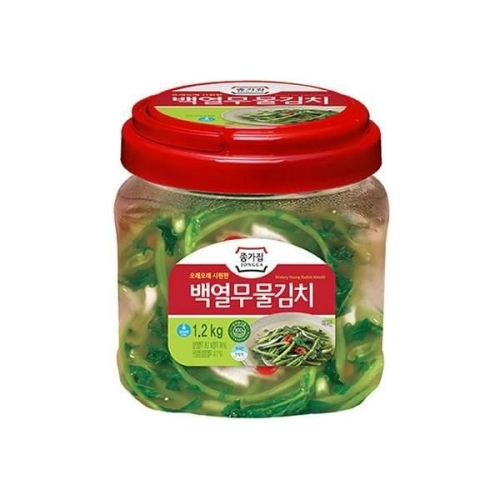 종가 아삭 백열무물김치 PET 1.2kg 여름김치 입맛도는음식 열무비빔밥 열무국수 물국수이미지입니다. 누르면 해당 게시물로 새창이동합니다.