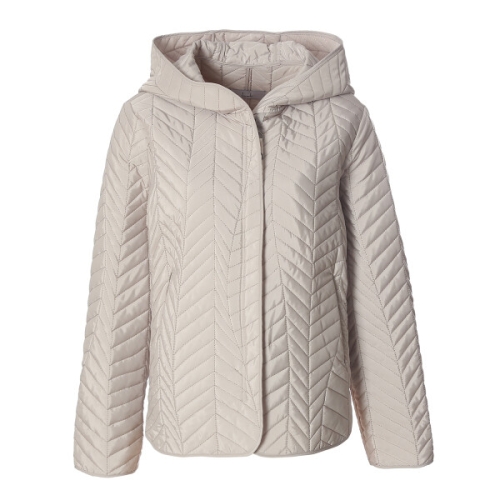 니트 후드 경량 숏 패딩 JK1D100M