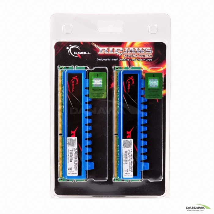 G.SKILL DDR3-1600 CL8 RIPJAWS RM 패키지 병행수입 (4GB(2Gx2))_이미지
