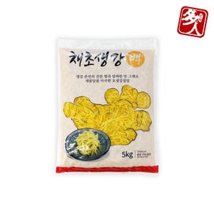 장어용 백채 초생강 5kg _고형량70% 장어구이 생강채