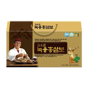 개성상인 김오곤원장 녹용홍삼보 70ml 30포 (3개)