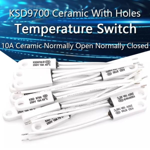 세라 온도 조절 스위치 KSD9700 믹 0 C-250 C 일반적 열림 5A250V 열 보호기 제어