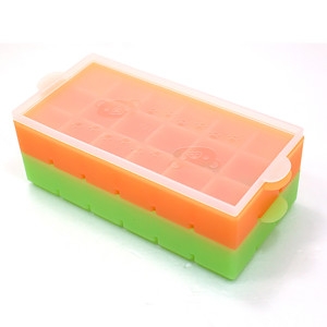 실리콘 찬합 얼음틀 2단 아이스 몰드 트레이 얼음 틀