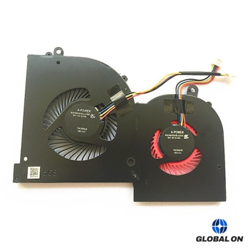 노트북 CPU GPU 냉각 팬 GS65VR 스텔스 8SE 8SF 8SG 얇은 8RF 8RE MS-16Q2 16Q2-CPU-..