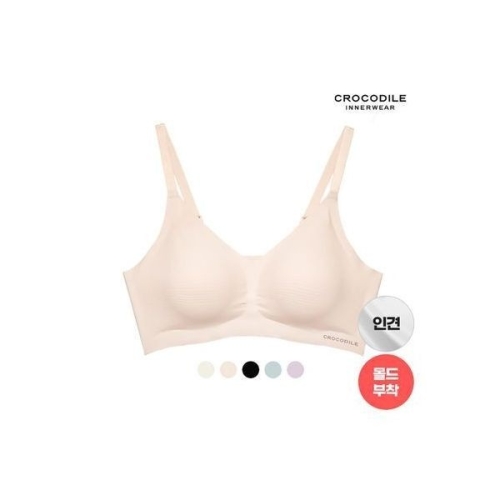 패션그룹형지 크로커다일 이너웨어 쿨 라이크라 인견쉘론 스트랍 감탄브라 1628487