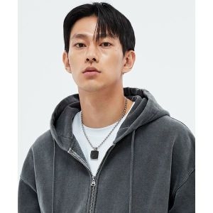  피그먼트 소버먼트 SOVERMENT 980G 컷 후디 집업-차콜258788