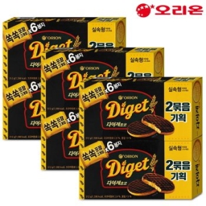 오리온 닥터유 다이제 초코 6개입 312g (3개)_이미지