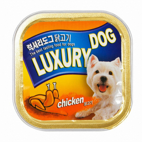 마쯔리 ㅤ럭셔리독 사각캔 닭고기 100g (24개)_이미지