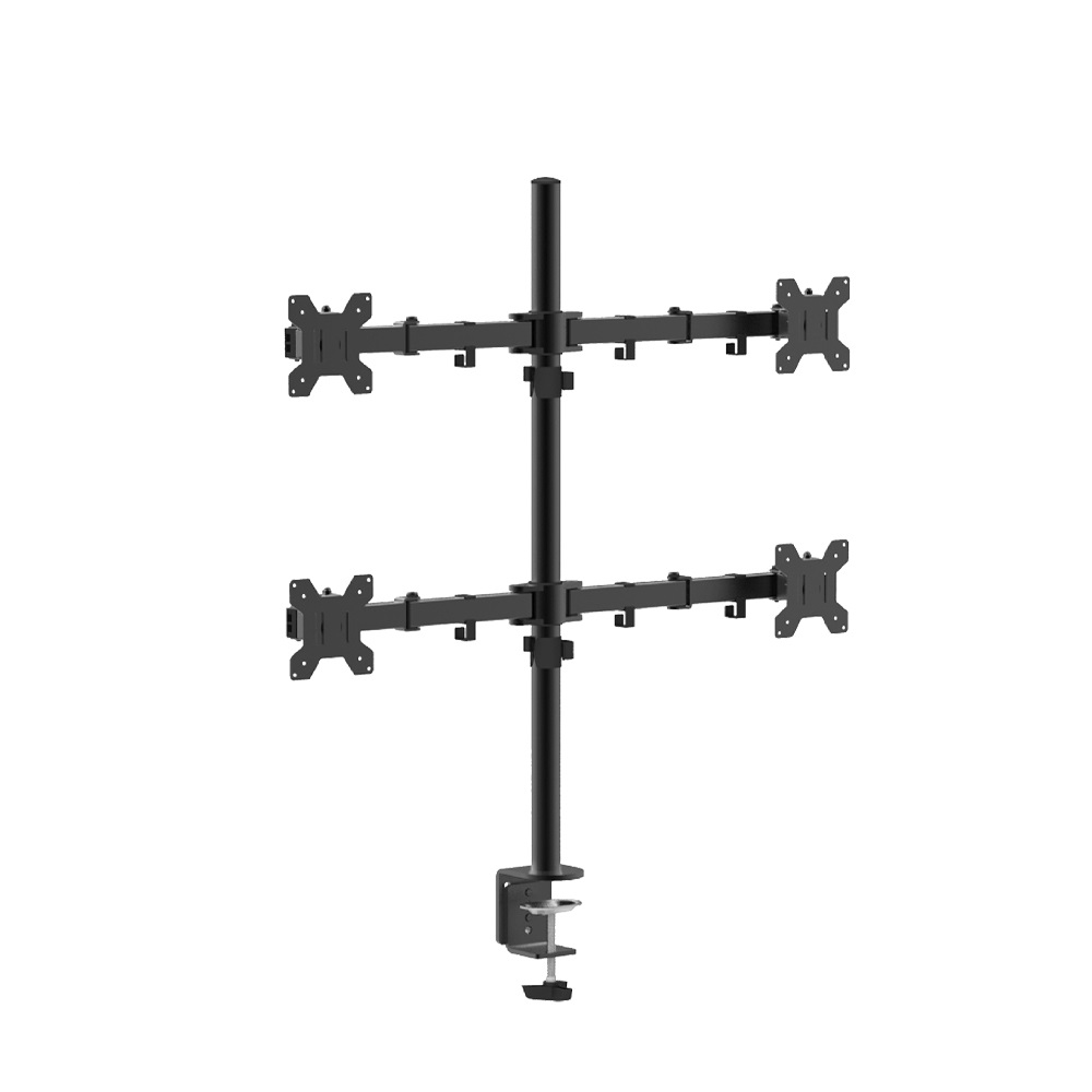 엘디네트웍스 Anyport L-MOUNT APL-C048 쿼드 모니터암 거치대 클램프형_이미지