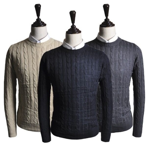 기타 비커스텀바이 YKR1644 기획꽈베기 라운드 니트