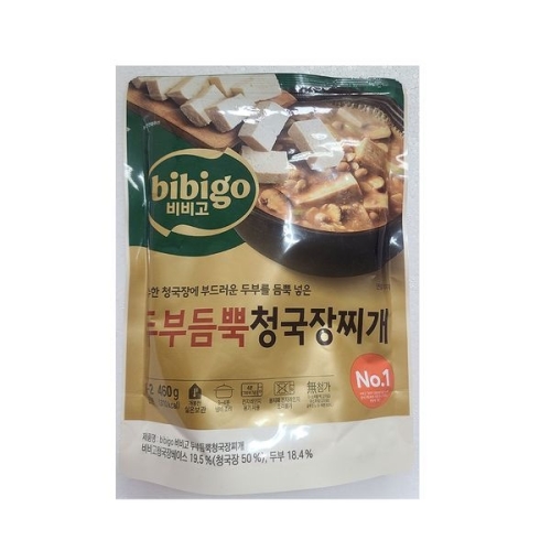 CJ제일제당 비비고 두부듬뿍 청국장찌개 460g (4개)_이미지