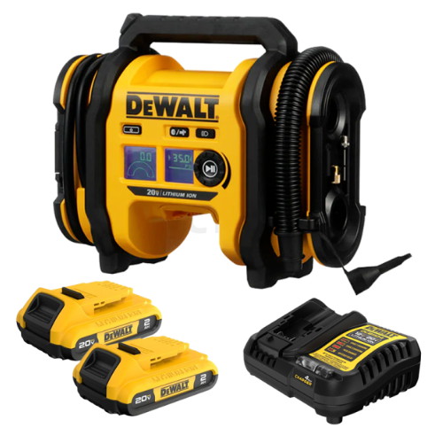 디월트 타이어 공기주입기 DCC020 (2.0Ah, 배터리 2개)_이미지