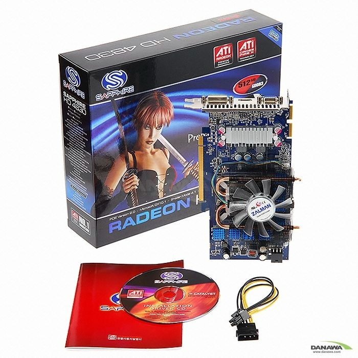 SAPPHIRE 라데온 HD 4830 HDMI 512MB VF950 이엠텍_이미지